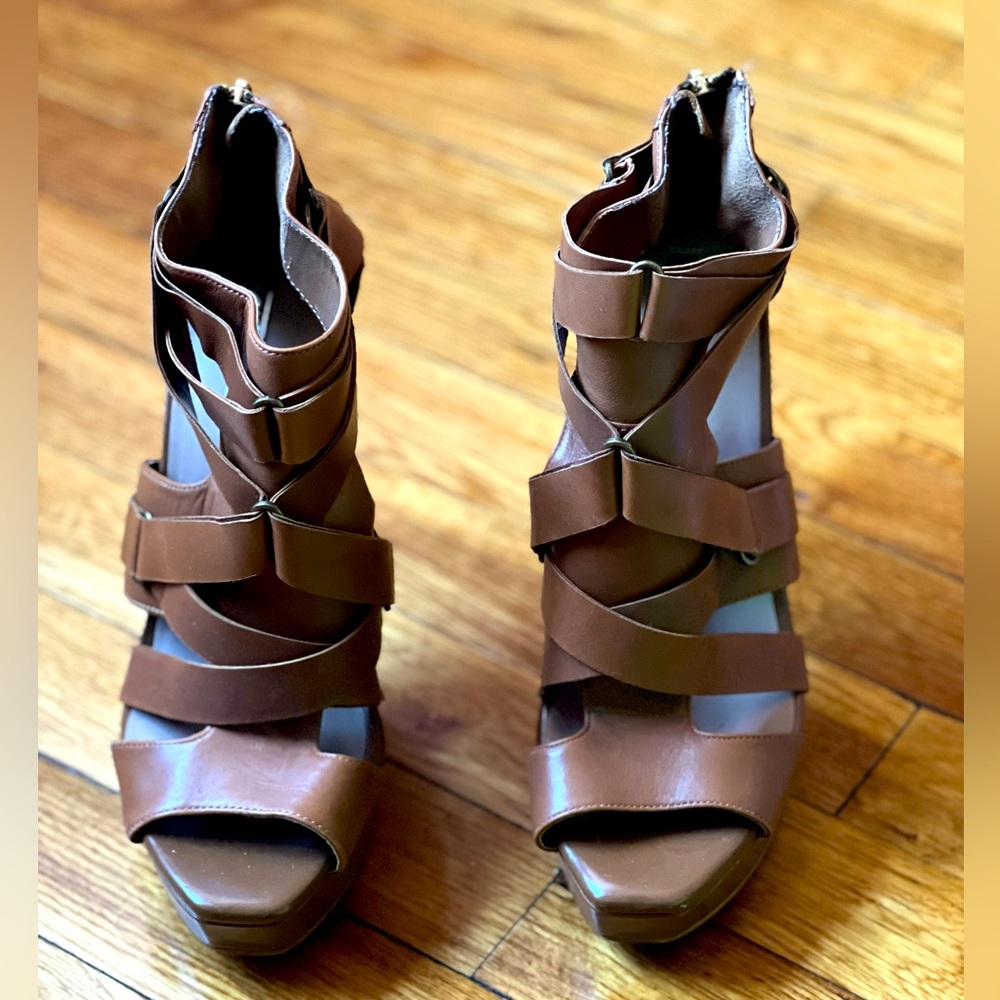 Zara Leather Heels